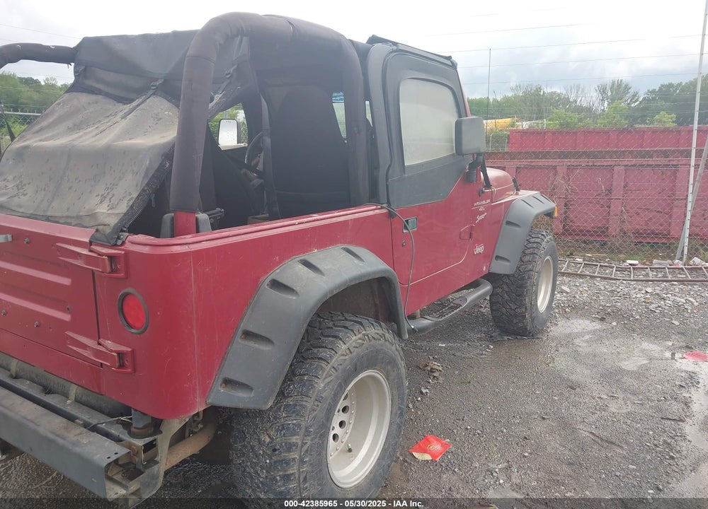 2000 JEEP WRANGLER SPORT VIN: 1J4FA49S2YP764321