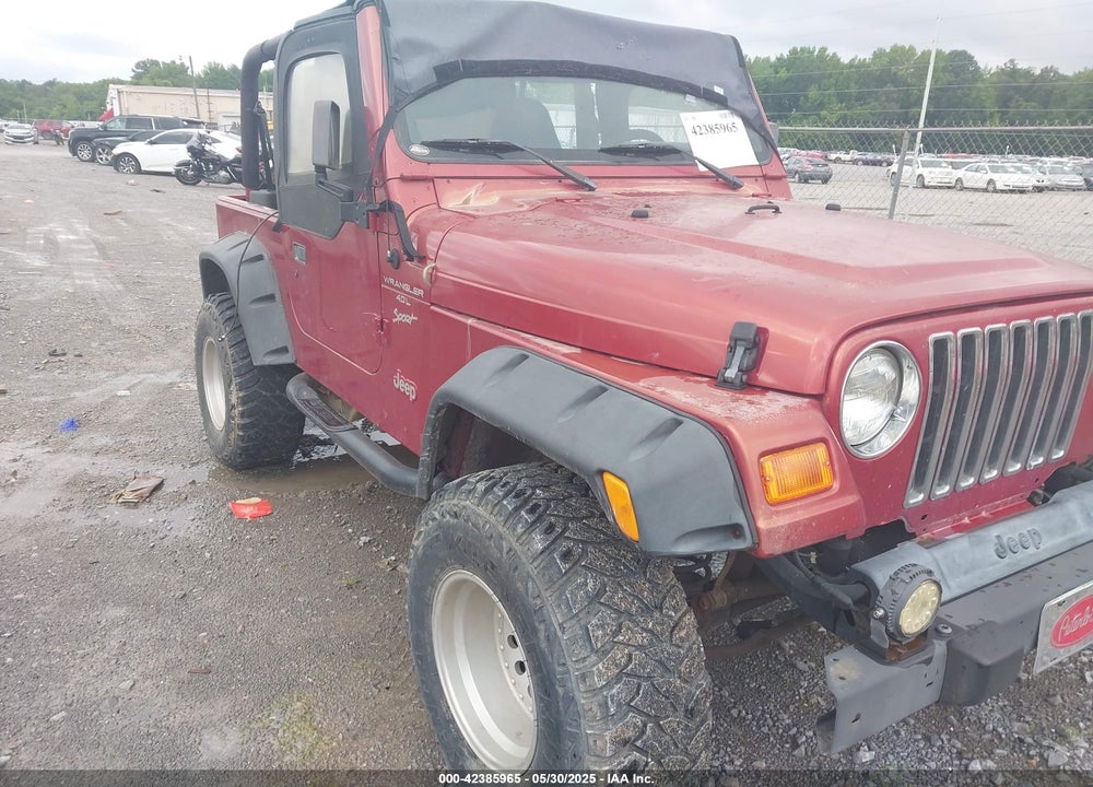 2000 JEEP WRANGLER SPORT VIN: 1J4FA49S2YP764321