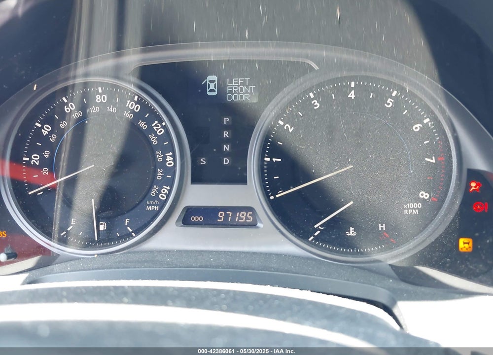 2010 LEXUS IS250 VIN: JTHBF5C27A5129048