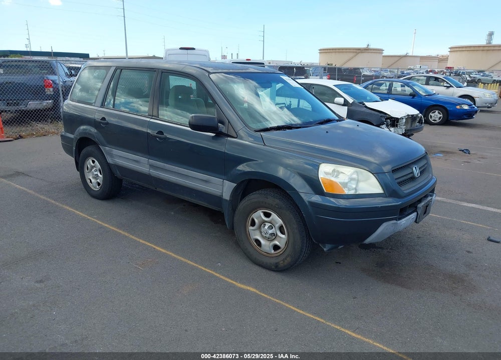 2004 HONDA PILOT LX VIN: 2HKYF18114H591405