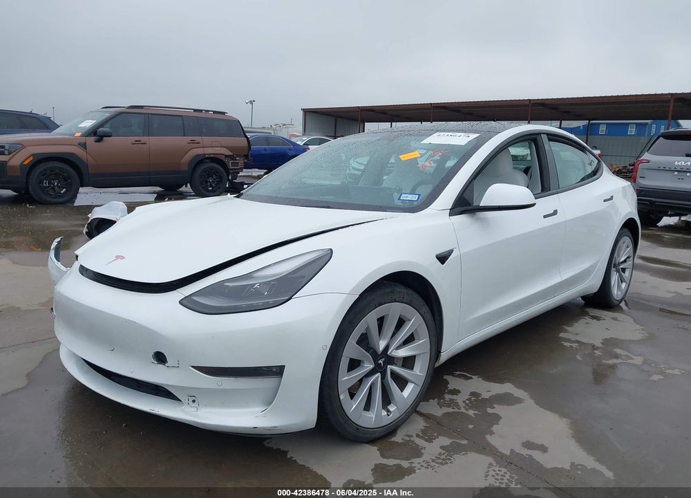2022 TESLA MODEL 3 VIN: 5YJ3E1EB7NF355688