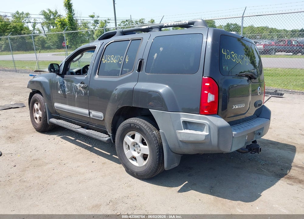 2005 NISSAN XTERRA VIN: 5N1AN08U05C653008
