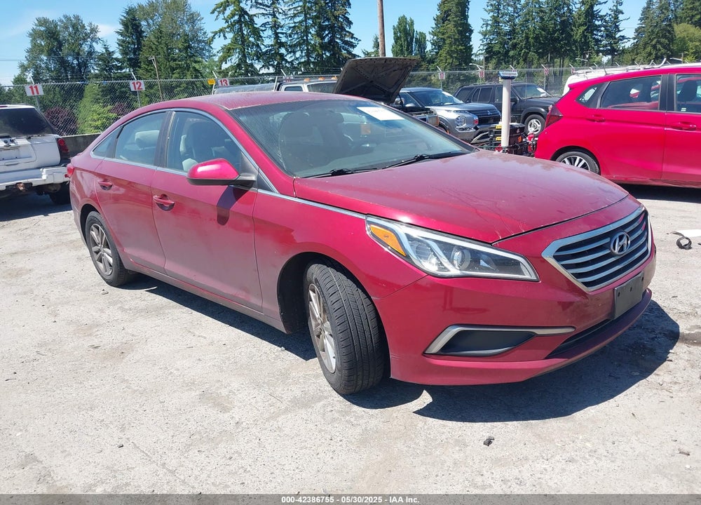 2016 HYUNDAI SONATA SE VIN: 5NPE24AFXGH268433