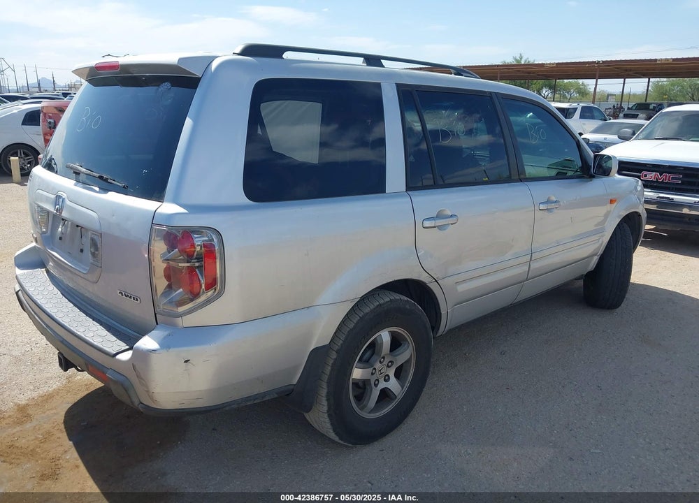 2008 HONDA PILOT EX-L VIN: 5FNYF18628B015323