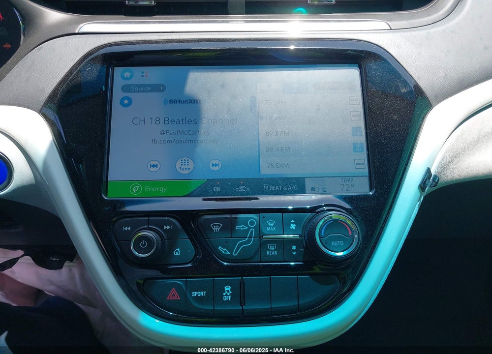 2018 CHEVROLET BOLT EV VIN: 1G1FW6S07J4134662