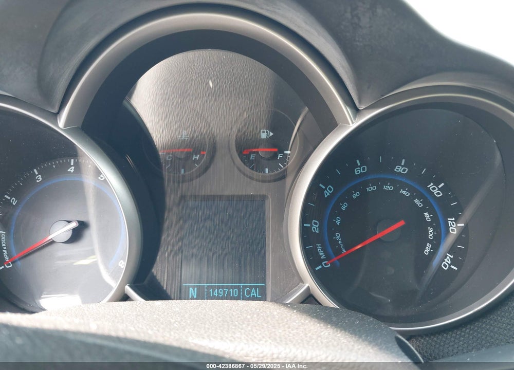 2011 CHEVROLET CRUZE VIN: 1G1PF5S98B7225517