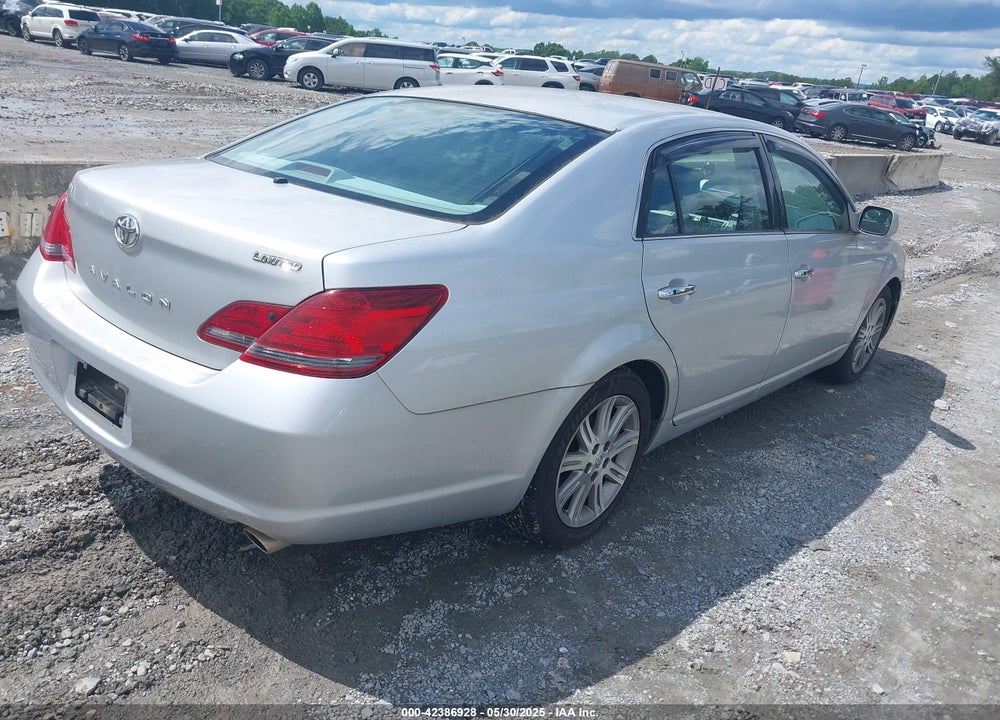 2008 TOYOTA AVALON LIMITED VIN: 4T1BK36BX8U267918