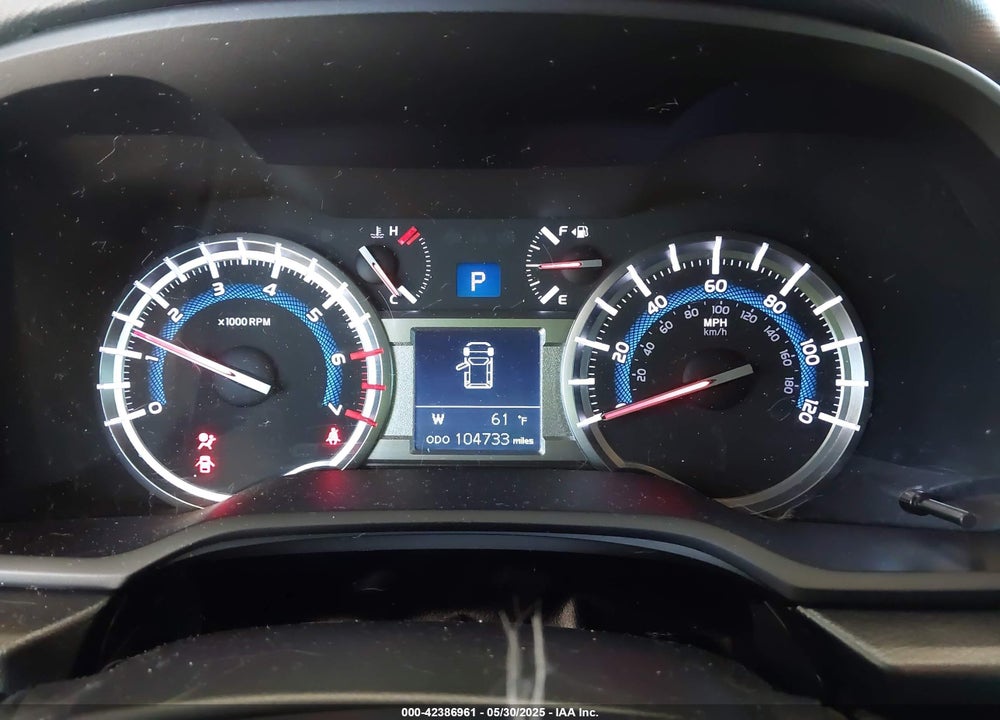 2019 TOYOTA 4RUNNER SR5 PREMIUM VIN: JTEBU5JR0K5630450