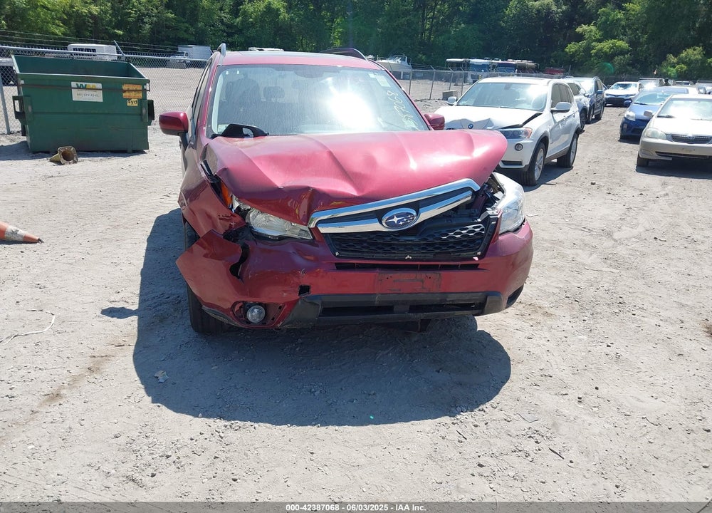 2016 SUBARU FORESTER VIN: JF2SJAFC7GH508864