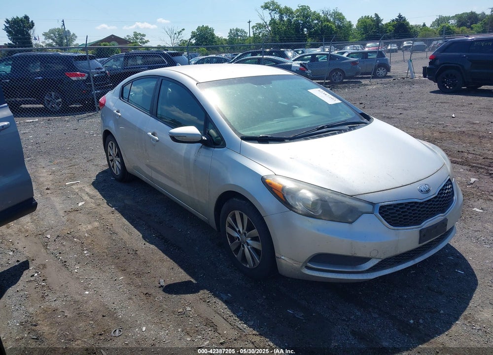 2014 KIA FORTE LX VIN: KNAFX4A67E5148900