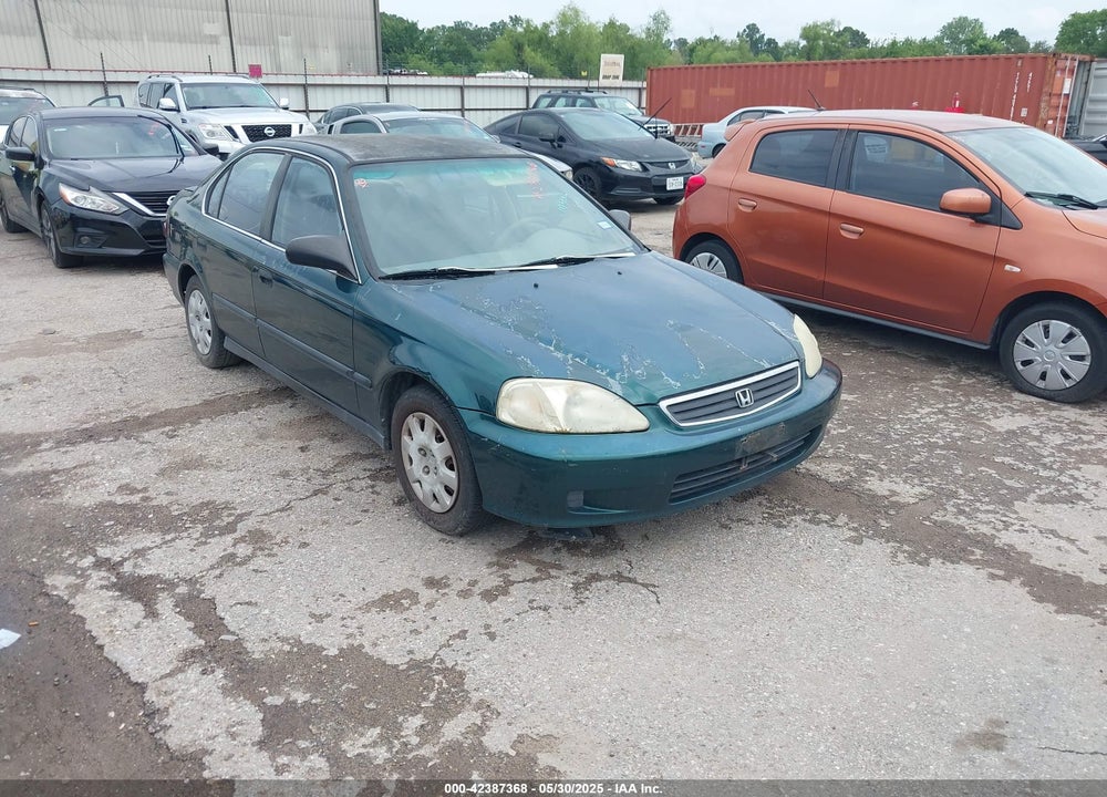 2000 HONDA CIVIC LX VIN: 1HGEJ6670YL067302