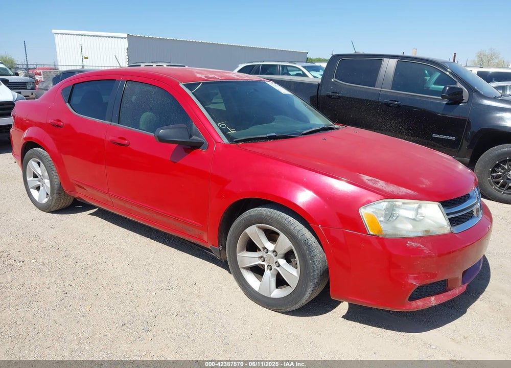 2014 DODGE AVENGER SE VIN: 1C3CDZABXEN168815
