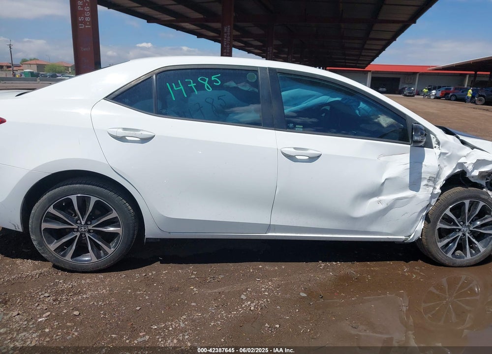 2017 TOYOTA COROLLA SE VIN: 2T1BURHE8HC814965