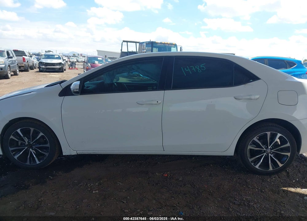 2017 TOYOTA COROLLA SE VIN: 2T1BURHE8HC814965