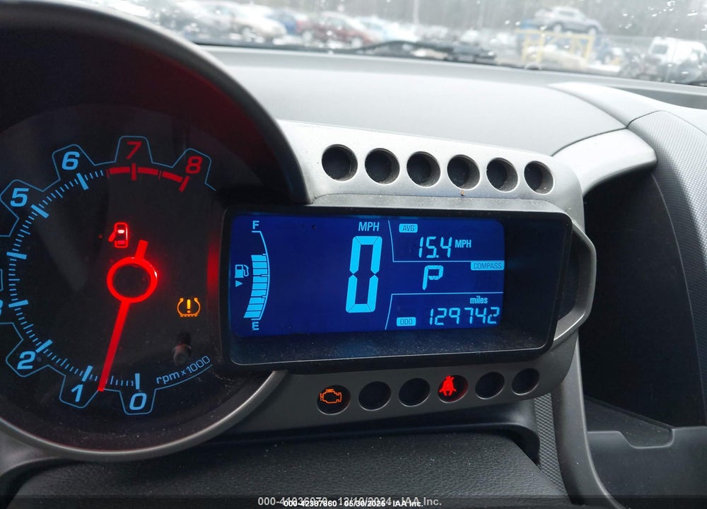 2012 CHEVROLET SONIC VIN: 1G1JE6SHXC4137951