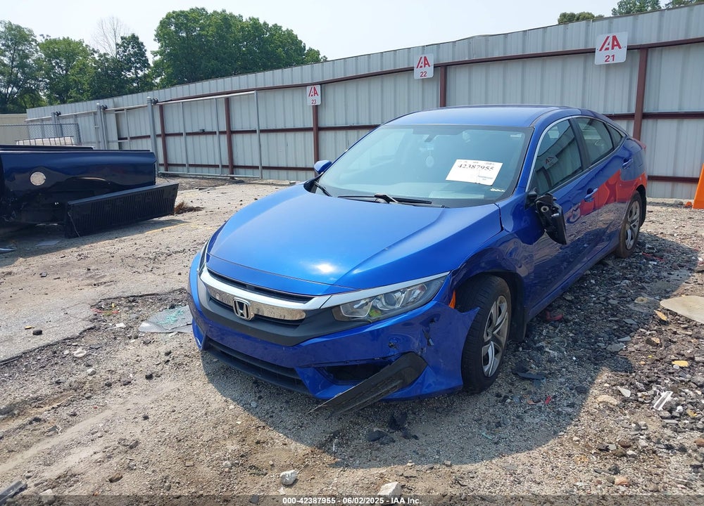 2016 HONDA CIVIC LX VIN: 19XFC2F54GE084874