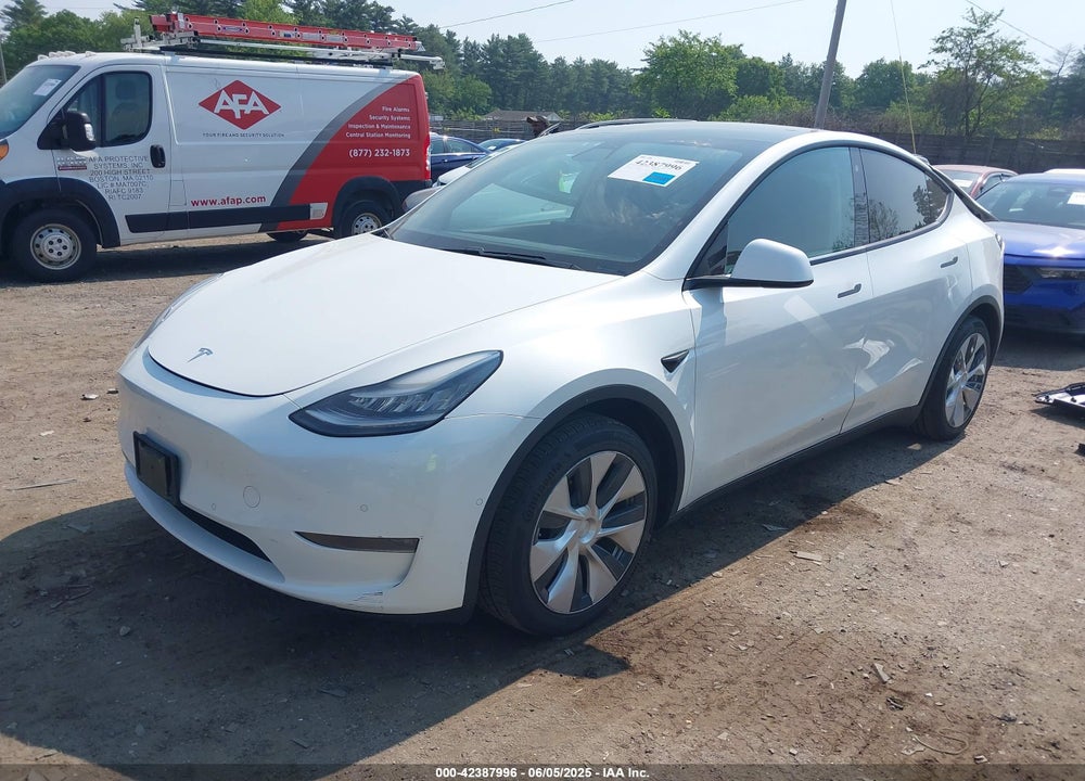 2020 TESLA MODEL Y LONG RANGE VIN: 5YJYGDEEXLF028453