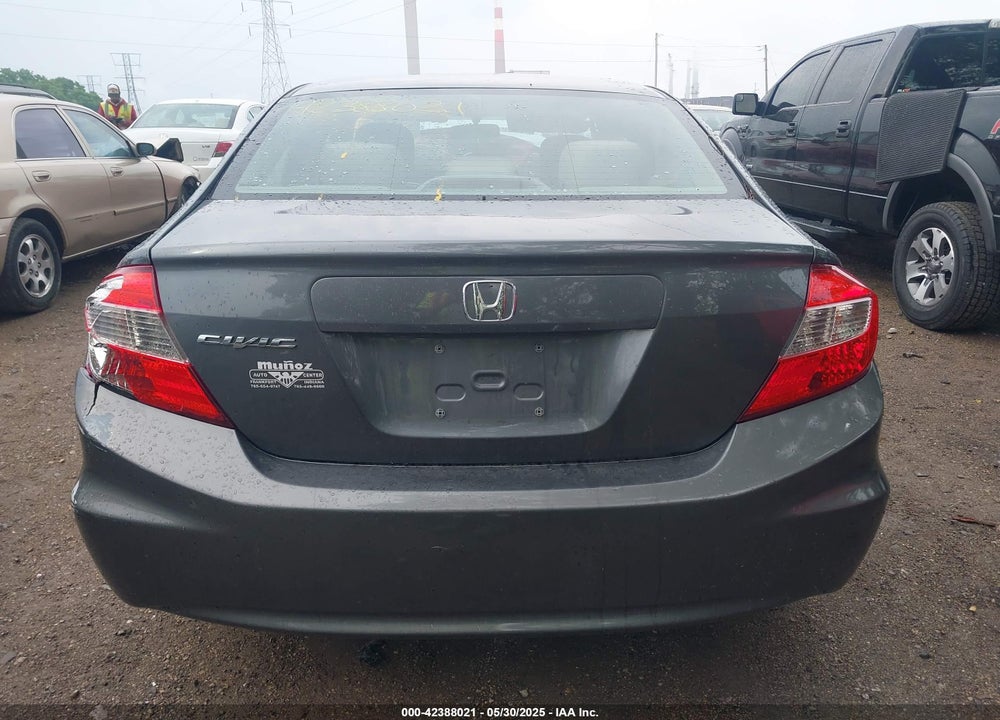 2012 HONDA CIVIC VIN: 19XFB2F86CE004269
