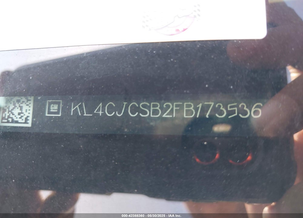 2015 BUICK ENCORE LEATHER VIN: KL4CJCSB2FB173536