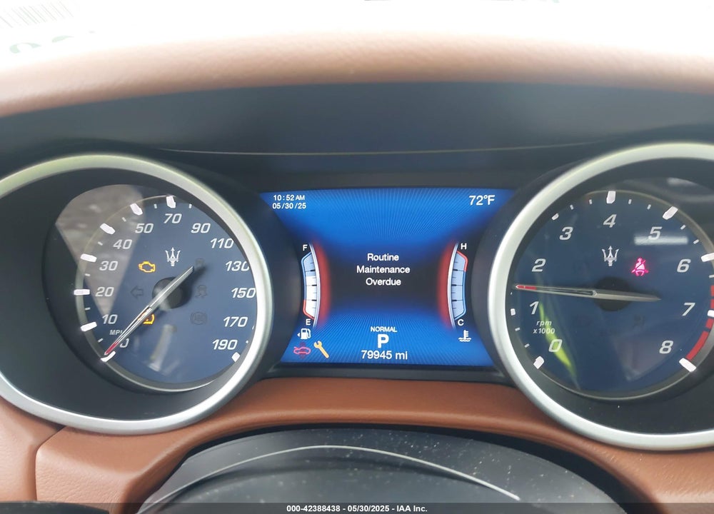 2020 MASERATI GHIBLI VIN: ZAM57XSA6L1356673