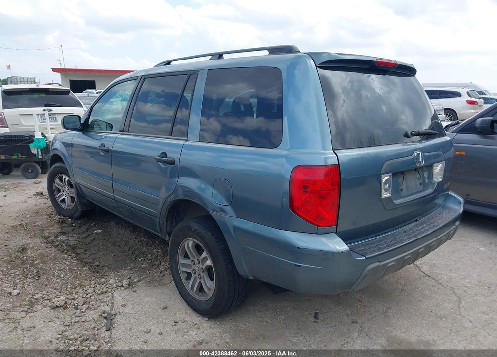 2005 HONDA PILOT EX-L VIN: 5FNYF18545B035625