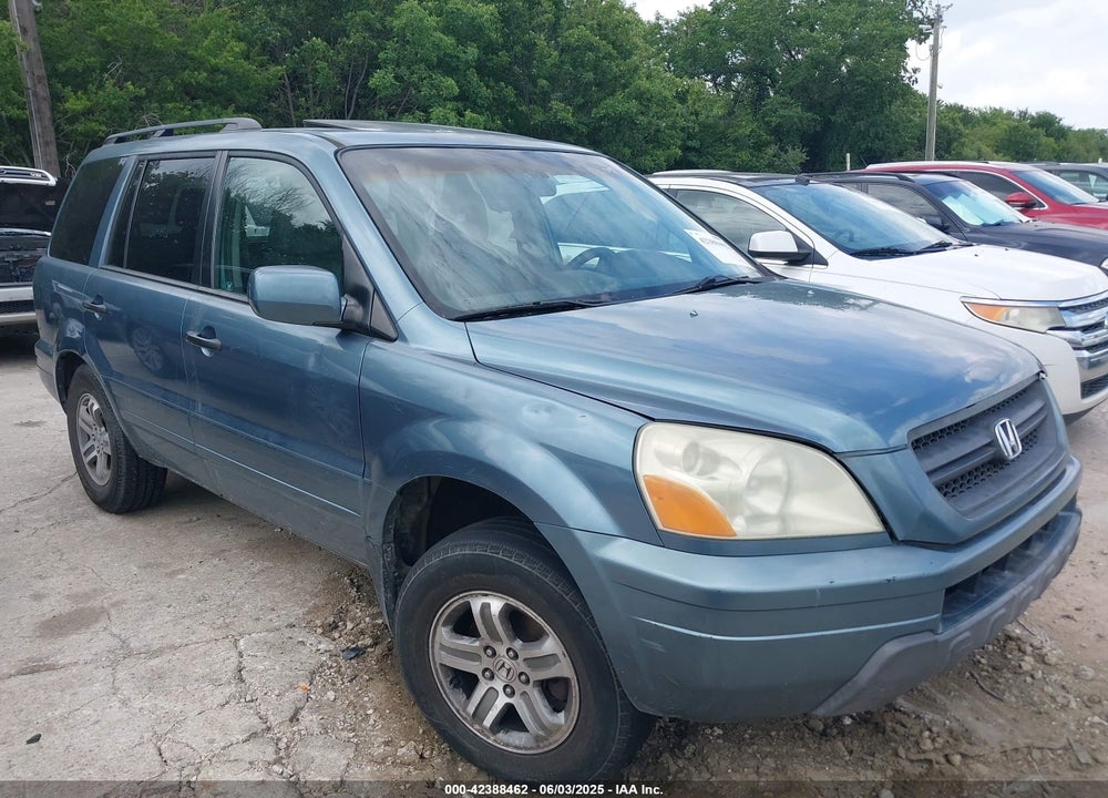2005 HONDA PILOT EX-L VIN: 5FNYF18545B035625