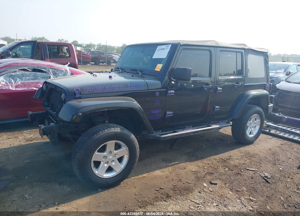 2014 JEEP WRANGLER UNLIMITED SAHARA VIN: 1C4BJWEG6EL217945
