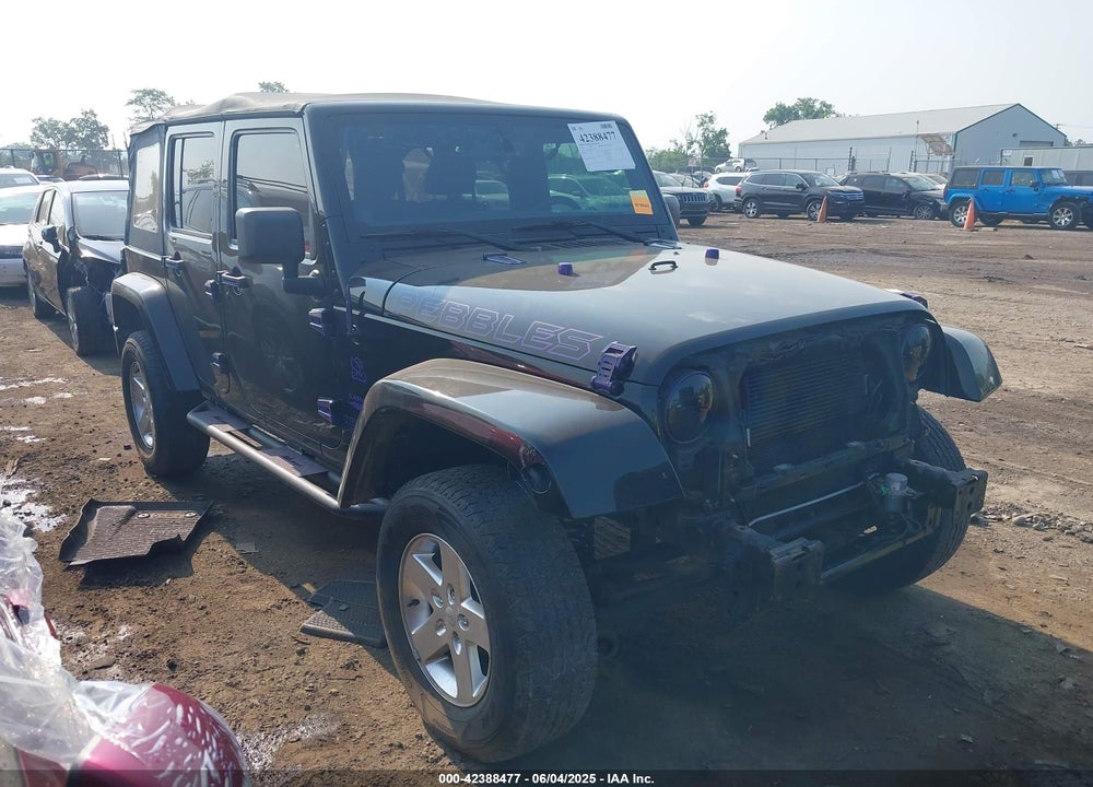 2014 JEEP WRANGLER UNLIMITED SAHARA VIN: 1C4BJWEG6EL217945