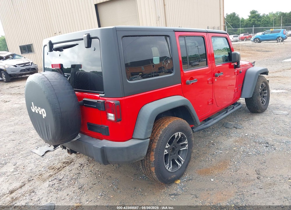 2016 JEEP WRANGLER UNLIMITED VIN: 1C4BJWDG4GL137175