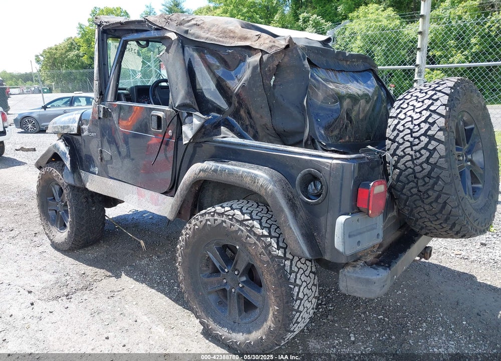 2003 JEEP WRANGLER SPORT VIN: 1J4FA49S53P317779