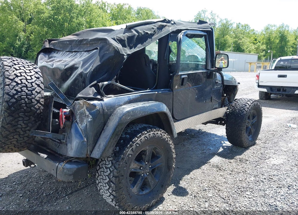 2003 JEEP WRANGLER SPORT VIN: 1J4FA49S53P317779