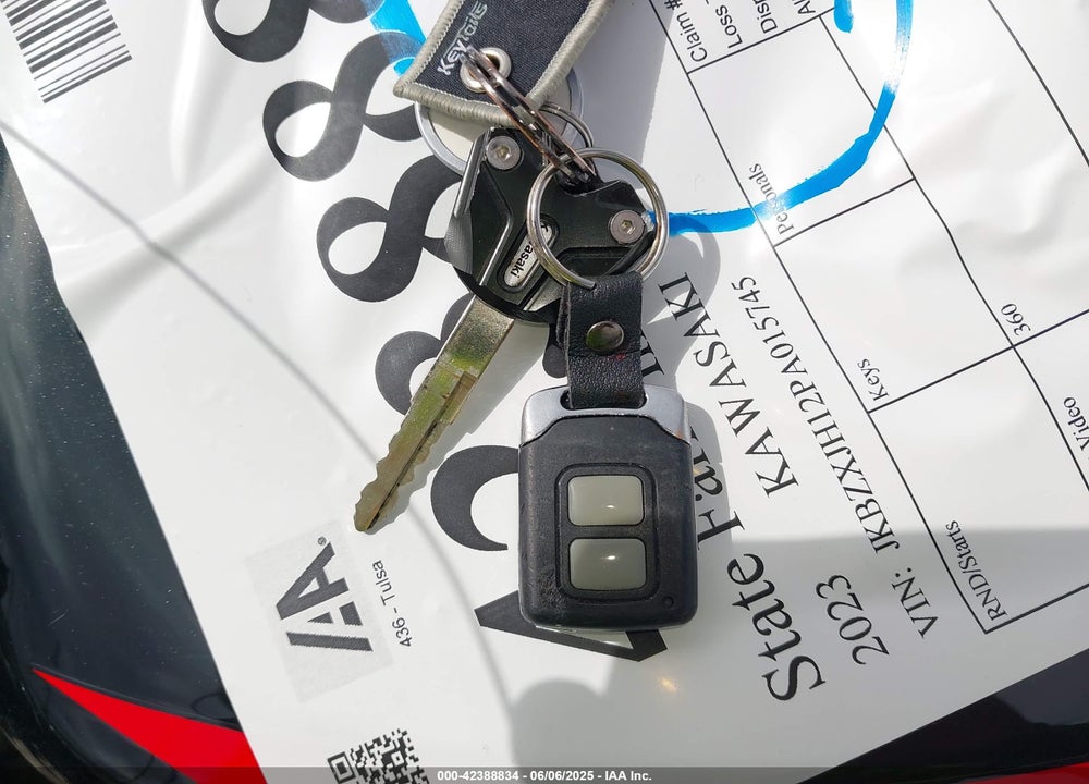 2023 KAWASAKI ZX636 K VIN: JKBZXJH12PA015745
