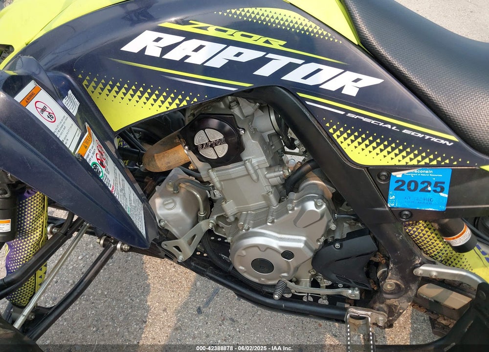 2020 YAMAHA YFM700 R VIN: 5Y4AM8633LA114900