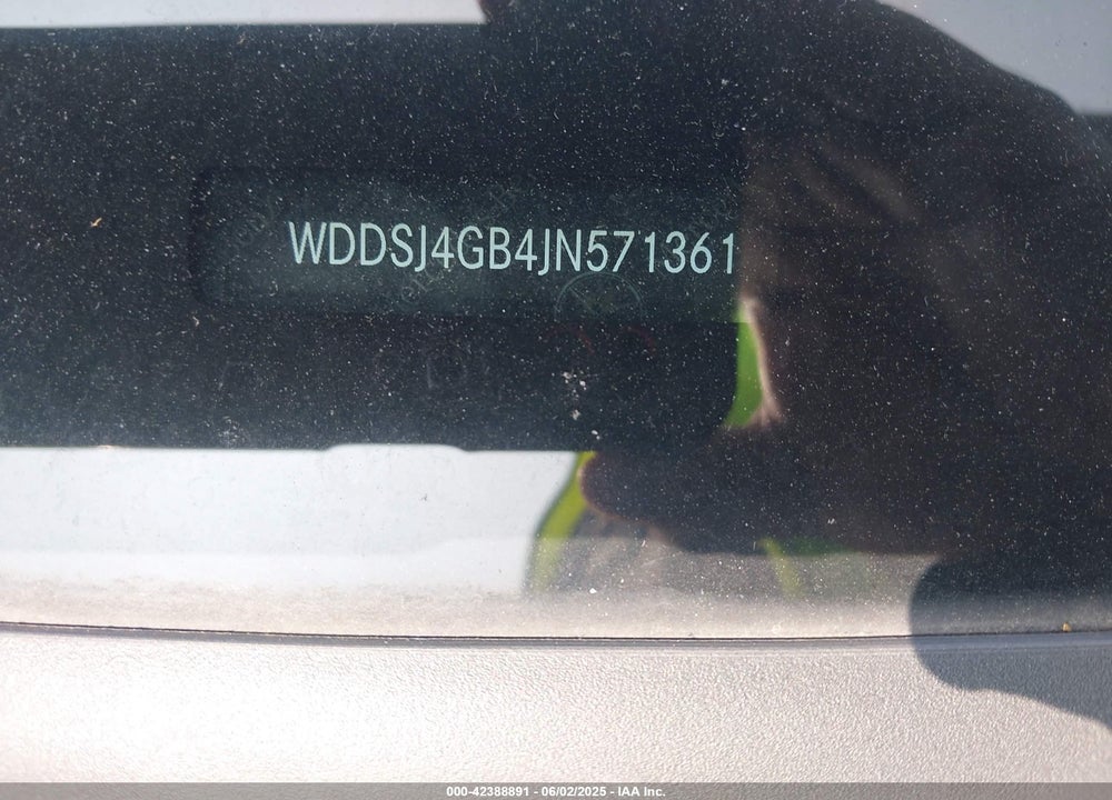 2018 MERCEDES-BENZ CLA VIN: WDDSJ4GB4JN571361
