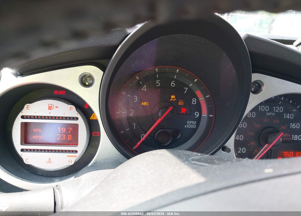 2009 NISSAN 370Z TOURING VIN: JN1AZ44E79M406552