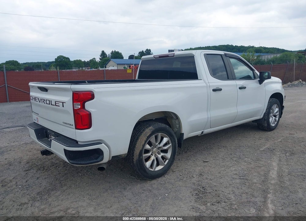 2020 CHEVROLET SILVERADO 1500 2WD DOUBLE CAB STANDARD BED CUSTOM VIN: 1GCRWBEH8LZ283232