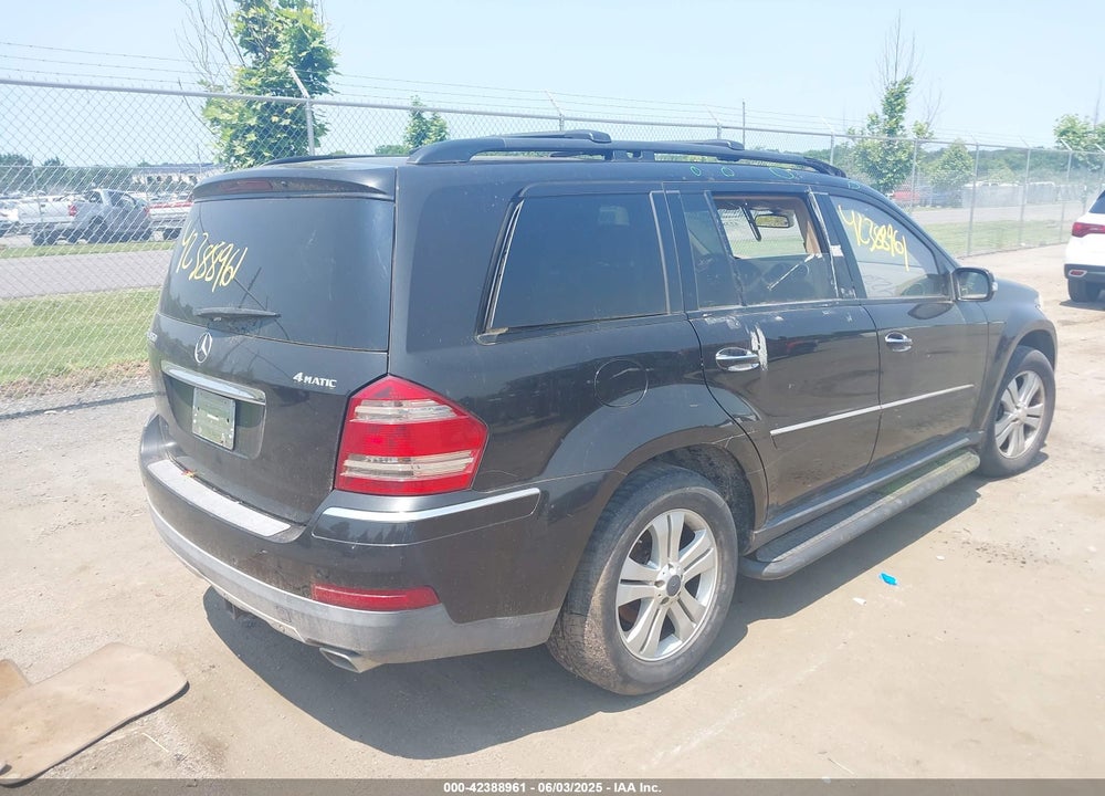2008 MERCEDES-BENZ GL 450 4MATIC VIN: 4JGBF71E98A397929
