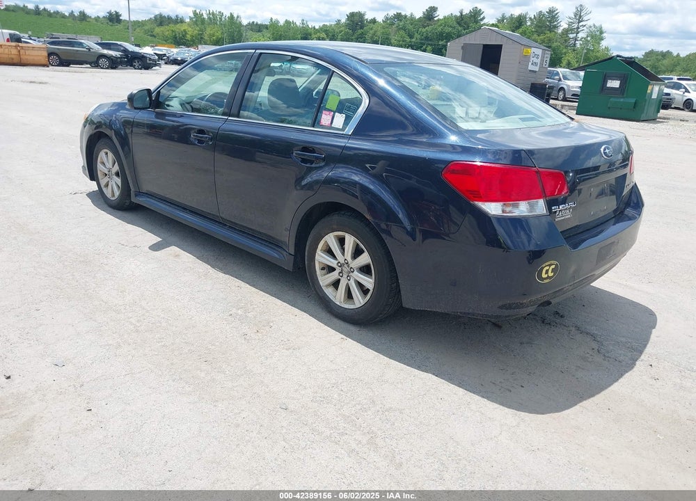 2012 SUBARU LEGACY 2.5I VIN: 4S3BMAA61C1033058