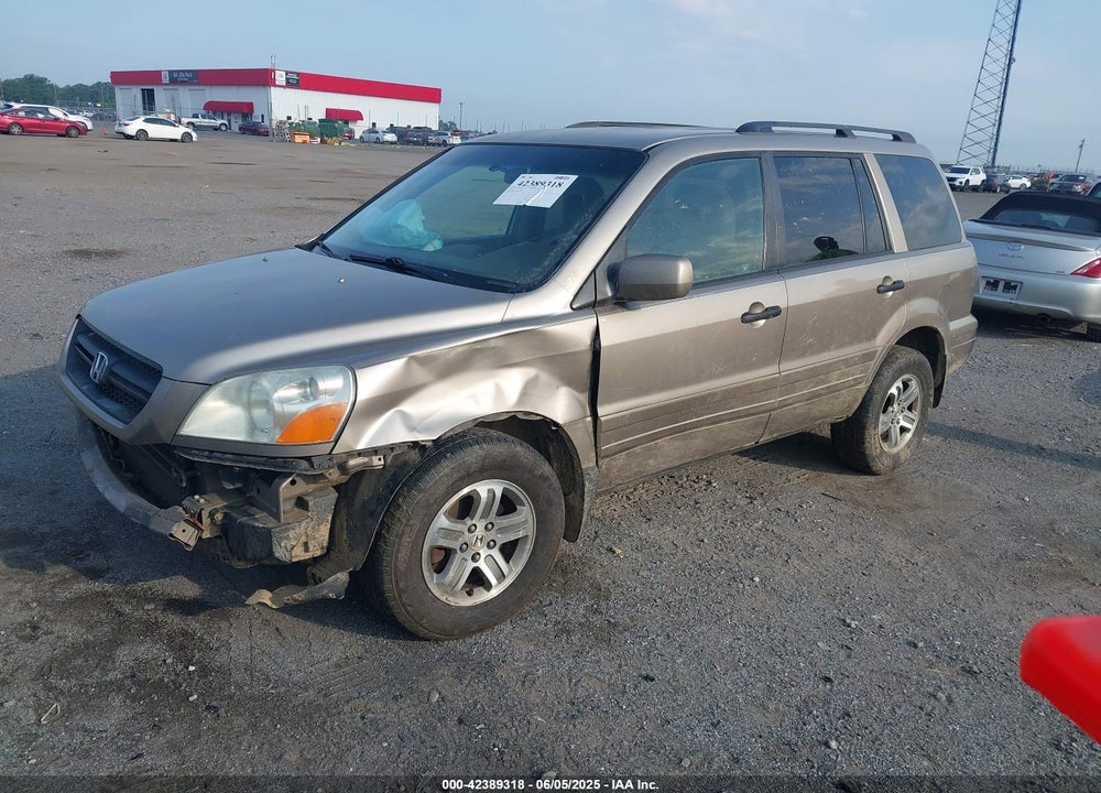 2004 HONDA PILOT EX VIN: 2HKYF18444H595880