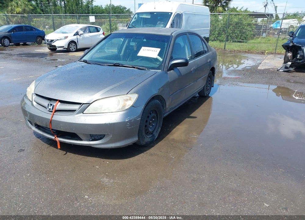 2004 HONDA CIVIC LX VIN: 2HGES16594H559798