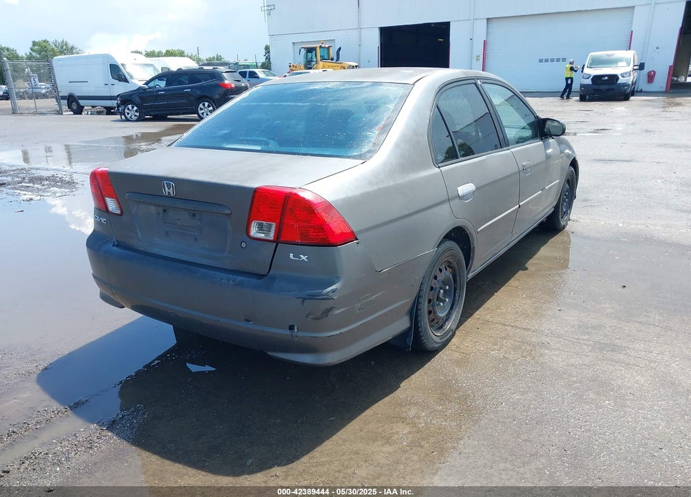 2004 HONDA CIVIC LX VIN: 2HGES16594H559798