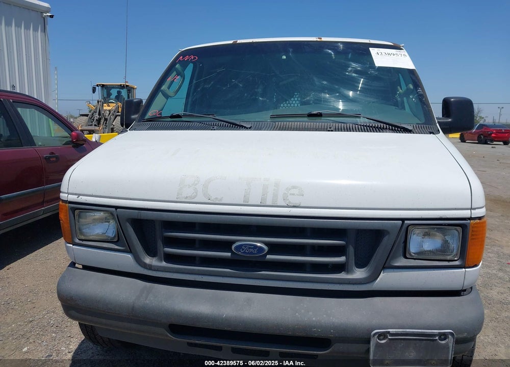 2005 FORD E-350 SUPER DUTY COMMERCIAL/RECREATIONAL VIN: 1FTSS34S75HA47907