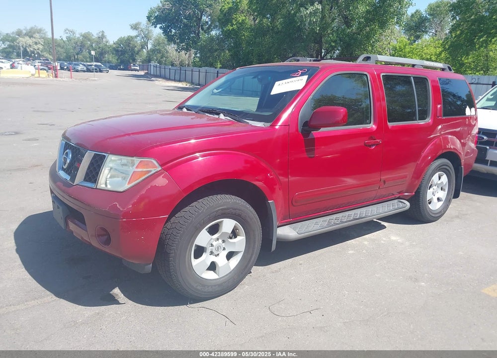 2006 NISSAN PATHFINDER VIN: 5N1AR18W96C617389