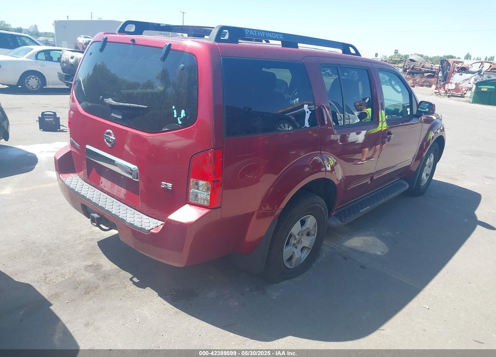 2006 NISSAN PATHFINDER VIN: 5N1AR18W96C617389