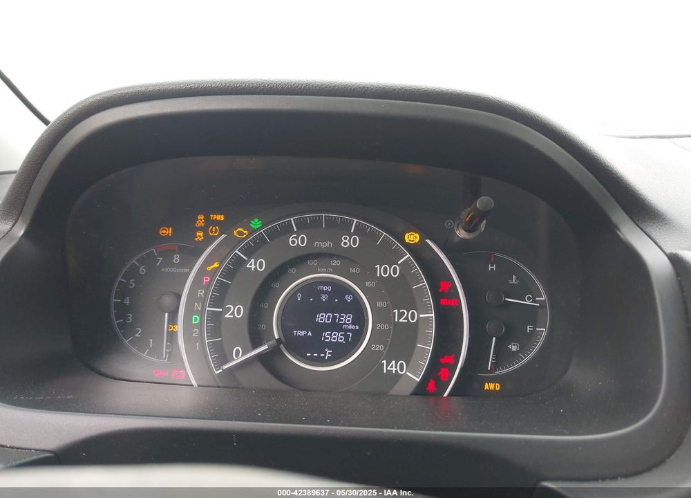 2012 HONDA CR-V VIN: 2HKRM4H30CH627225
