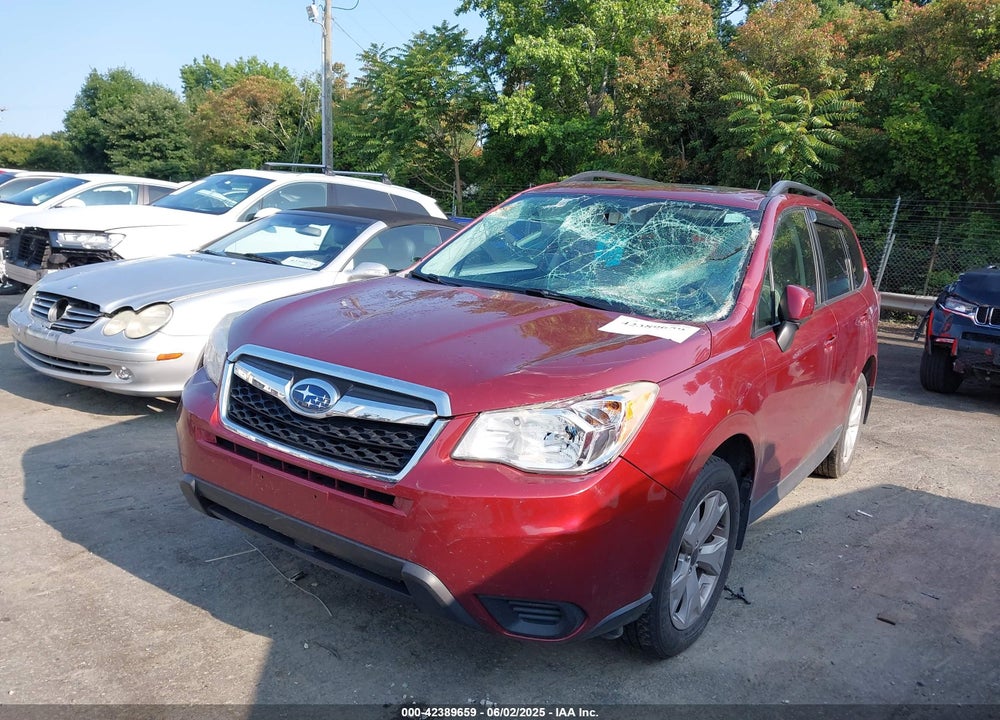 2015 SUBARU FORESTER 2.5I PREMIUM VIN: JF2SJADC0FH430395