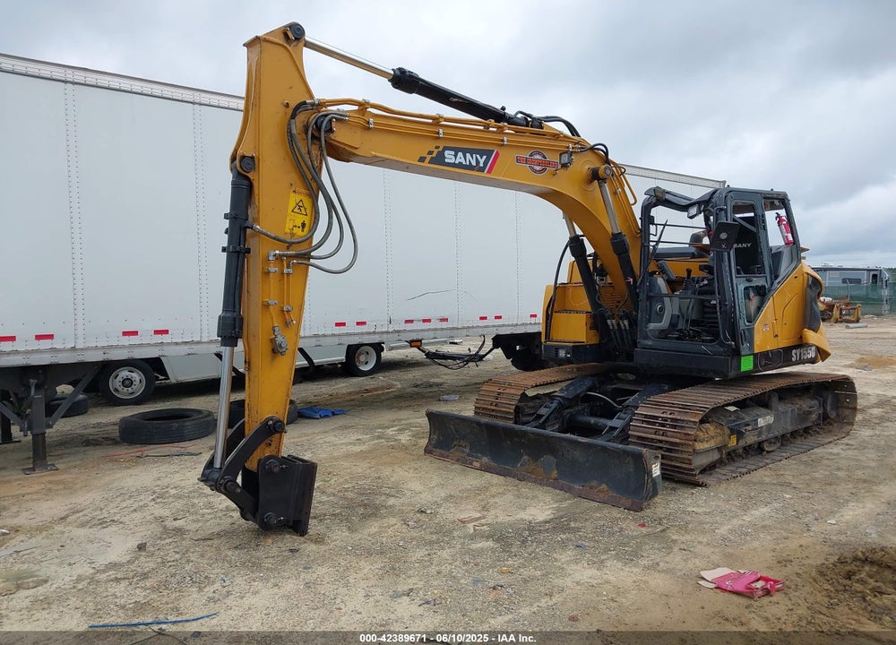 2021 SANY SY155U COMPACT EXCAVATOR VIN: SY015GCB32818