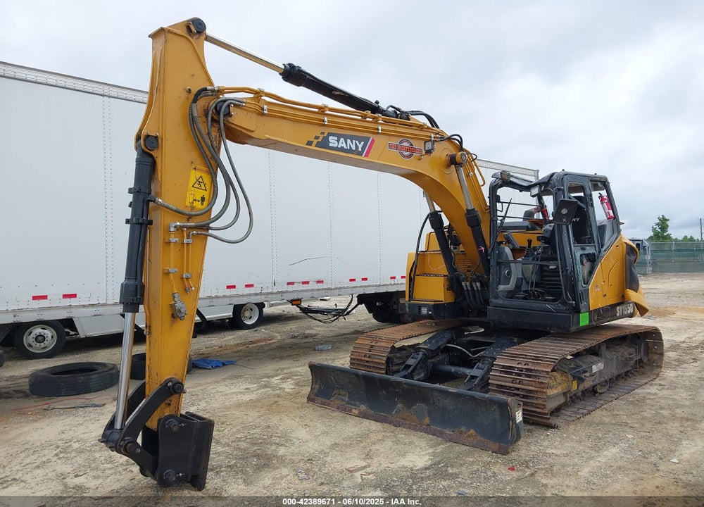 2021 SANY SY155U COMPACT EXCAVATOR VIN: SY015GCB32818