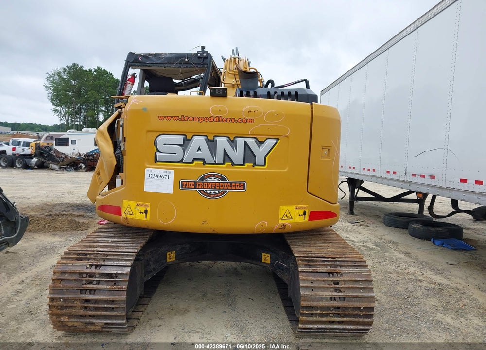 2021 SANY SY155U COMPACT EXCAVATOR VIN: SY015GCB32818