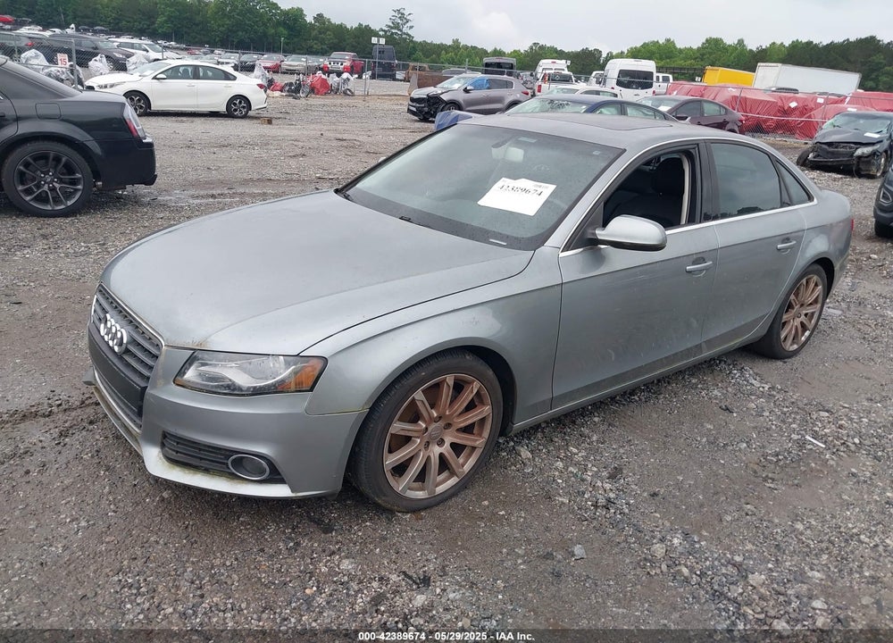 2010 AUDI A4 2.0T PREMIUM VIN: WAUFFAFL6AN057496